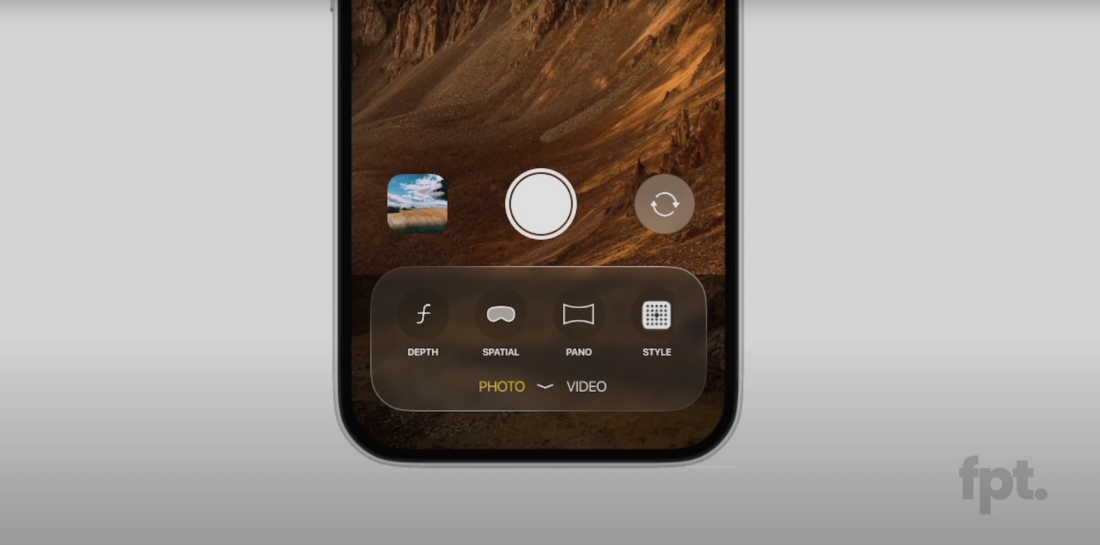 Alleged iOS 19 Camera App Render