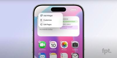 Alleged iOS 19 Menu Front Page Tech