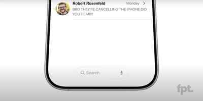 Alleged iOS 19 Messages Search Front Page Tech
