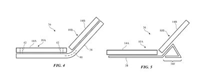 apple patent bendable device separate displays