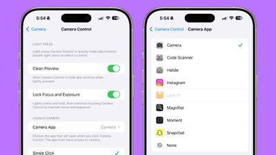 camera control ios 18 4 menu