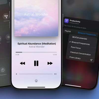 iOS 18 4 Ambient Music Control Center
